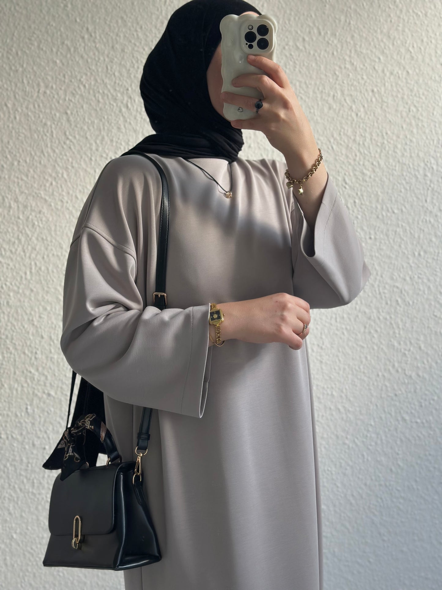 Modal Basic Kleid - Grau