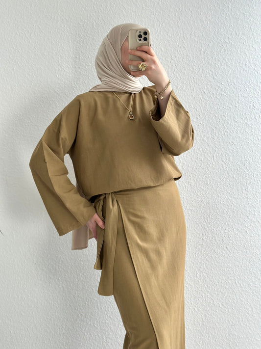 Pure Leinen Zweiteiler - Zenf