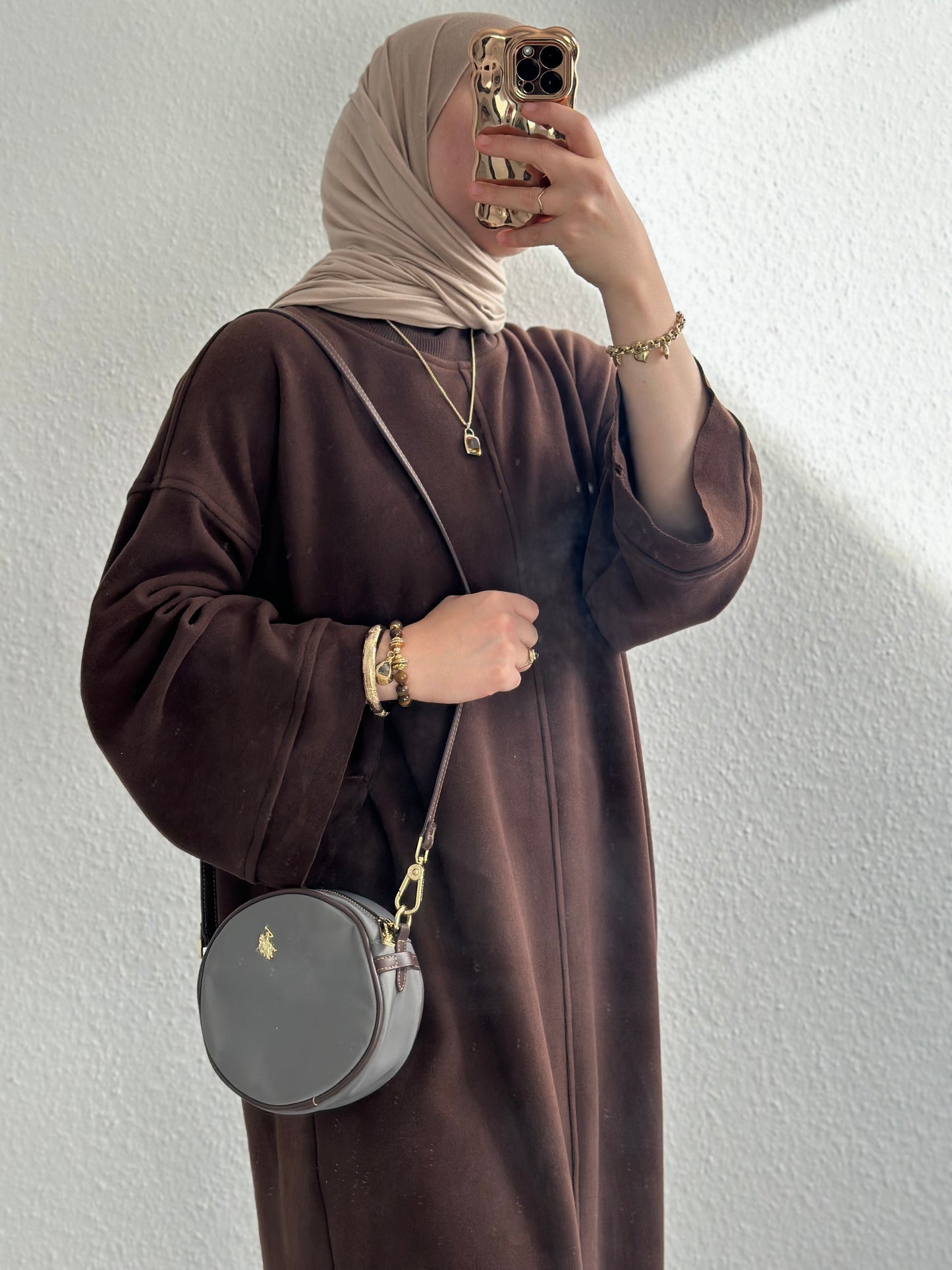 Mova Basic Kleid - Braun