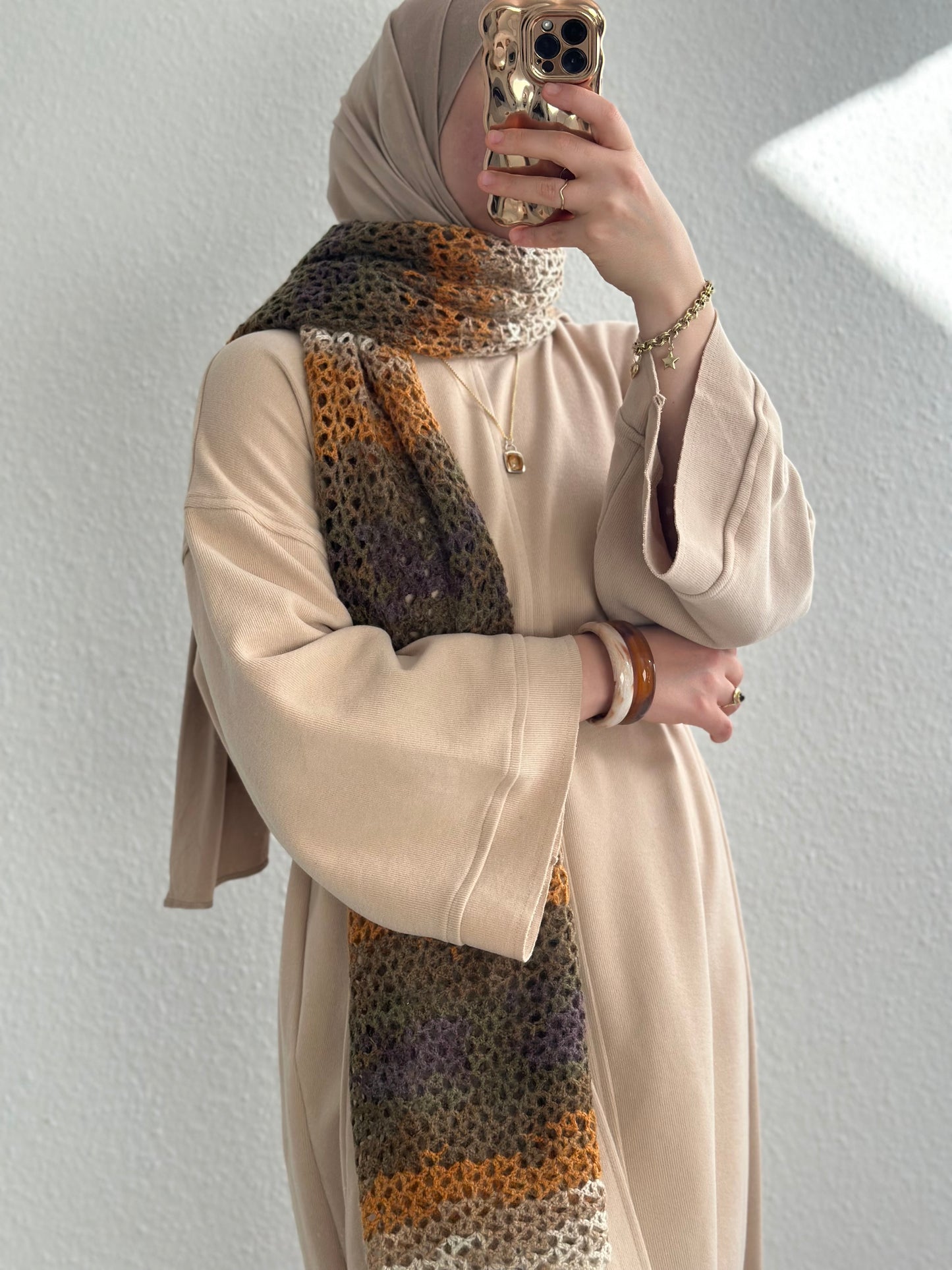 Mova Basic Kleid - Beige