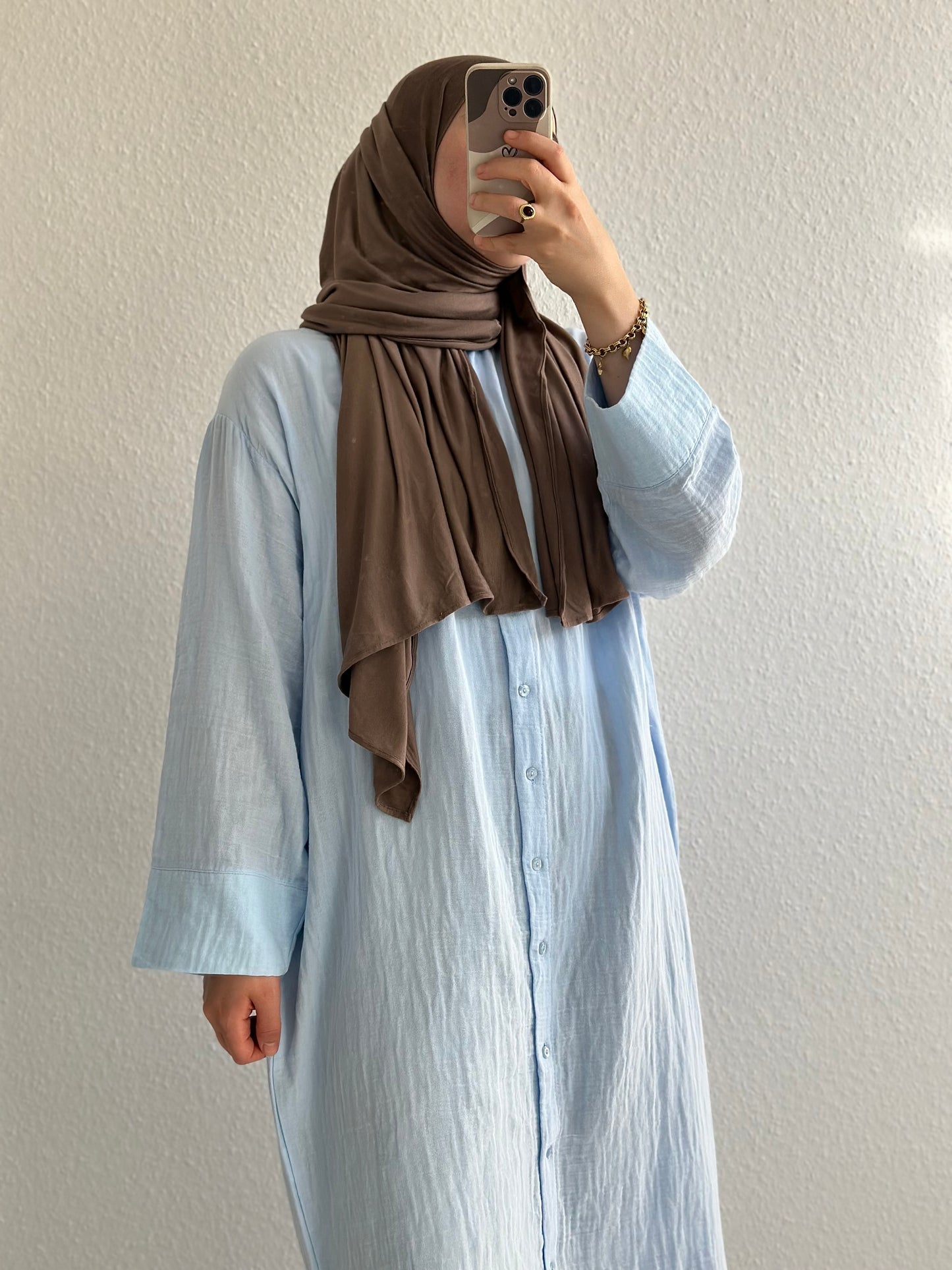 Soft Langes Hemd - Hellblau