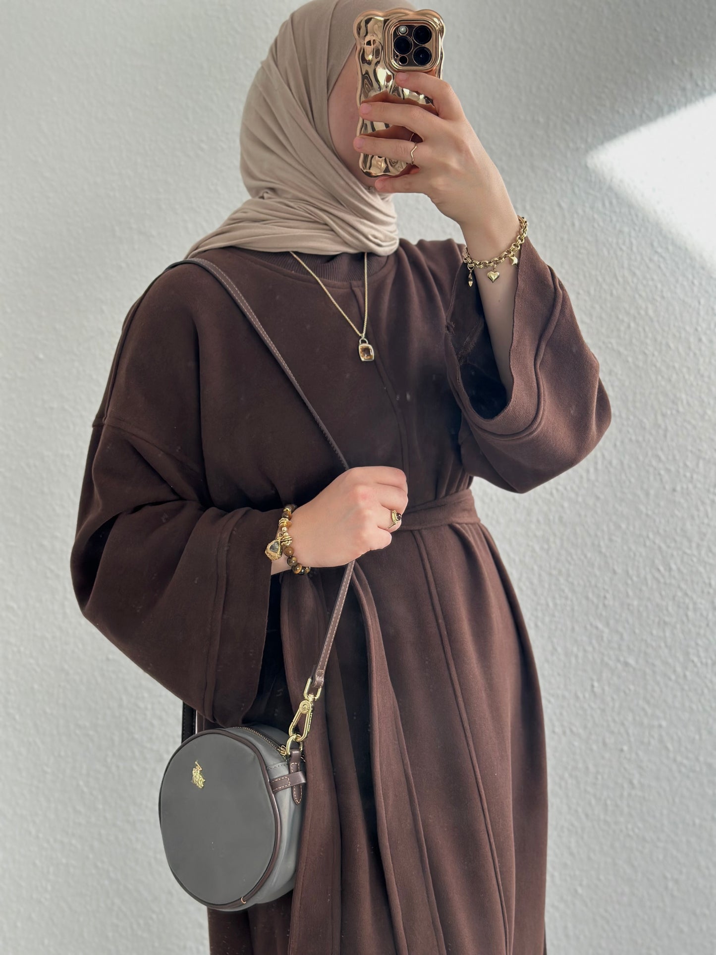 Mova Basic Kleid - Braun