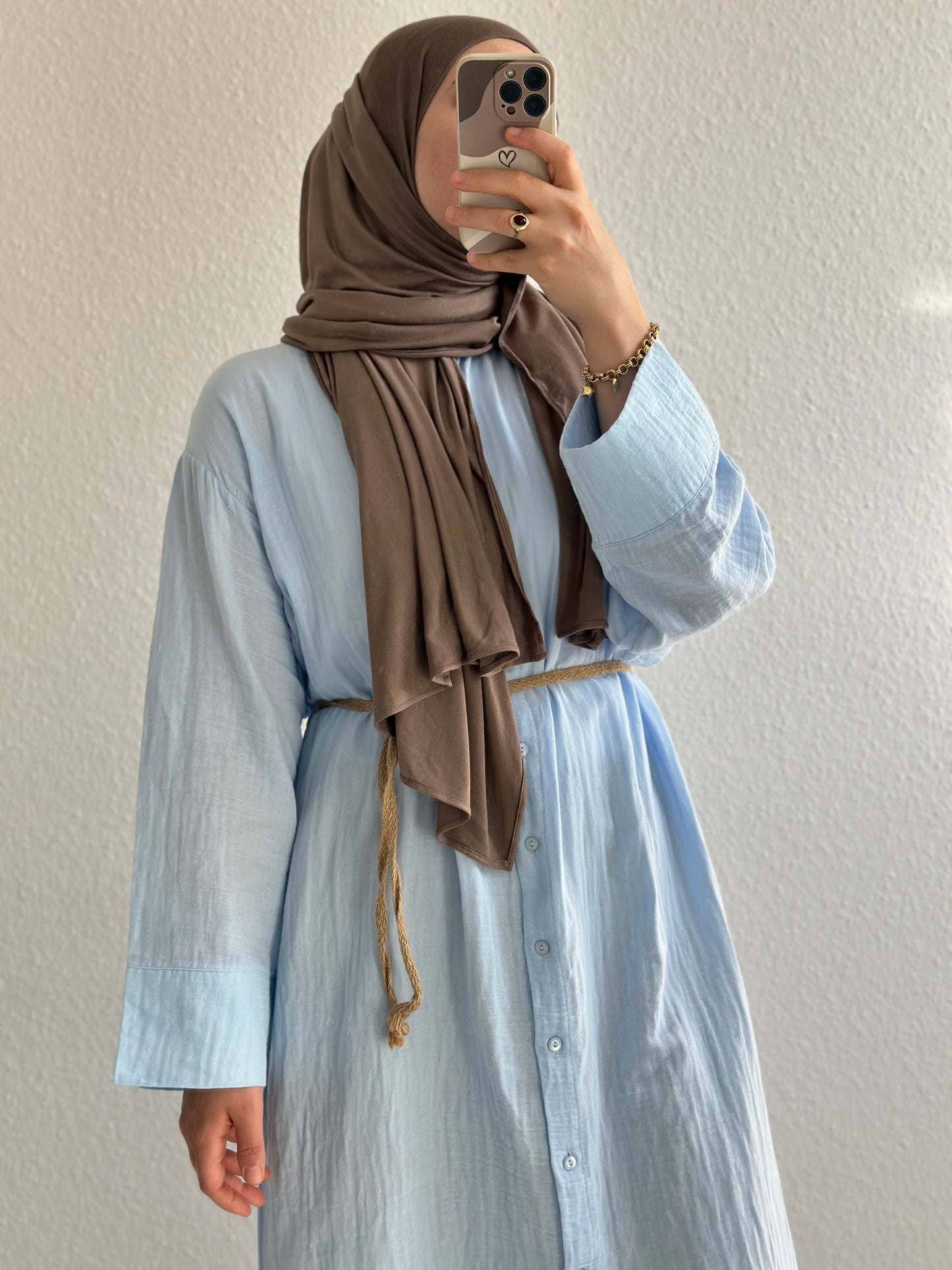 Soft Langes Hemd - Hellblau