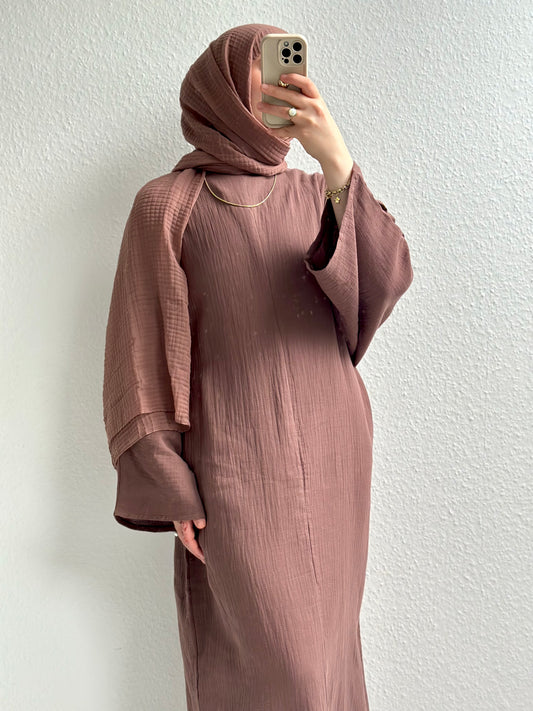 Musselin Bindekleid