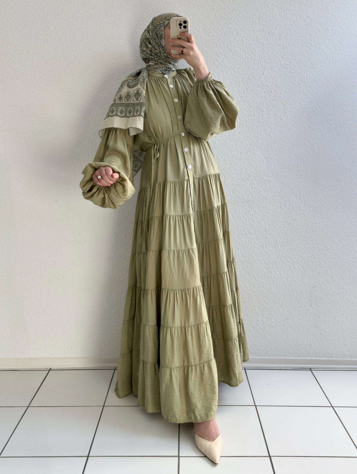 Amélie Kleid - Pistaziengrün