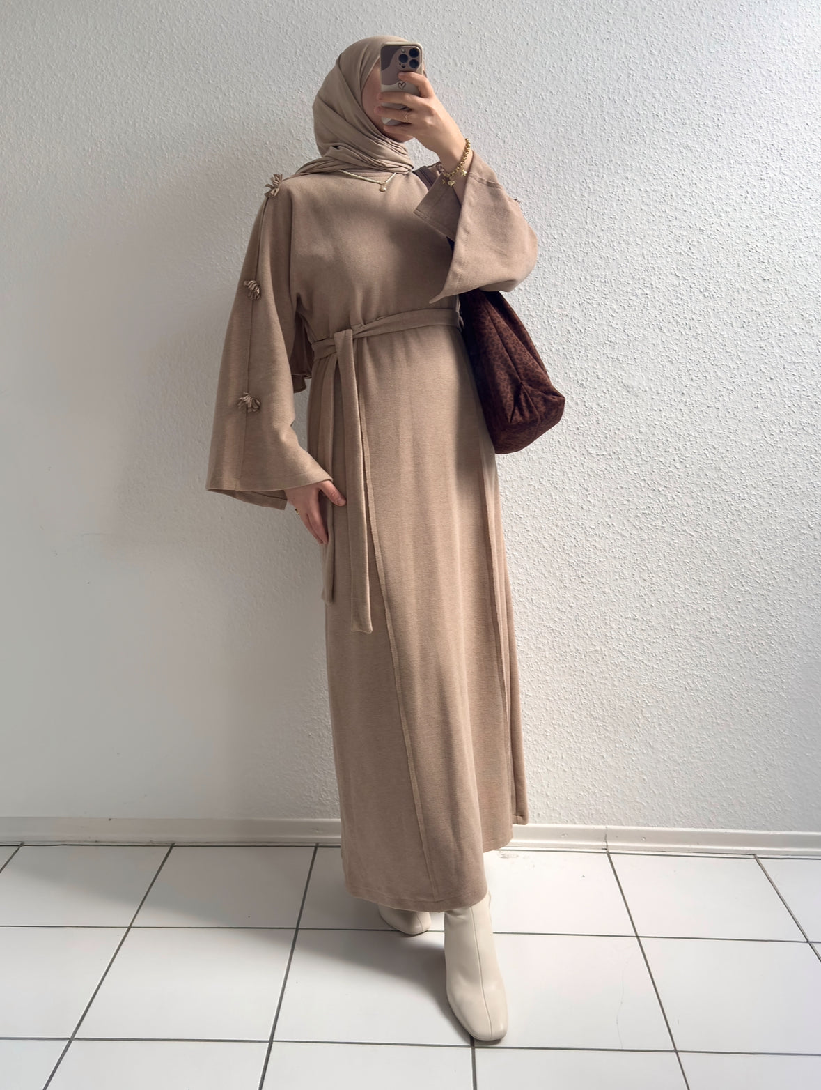 Bloom Kleid - Beige
