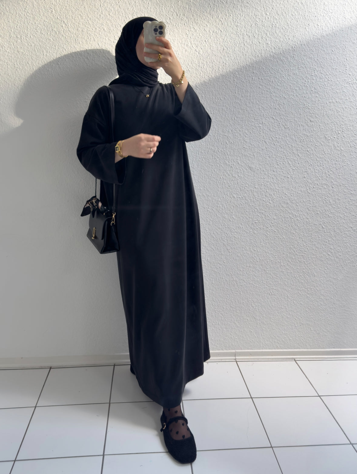 Modal Basic Kleid - Schwarz