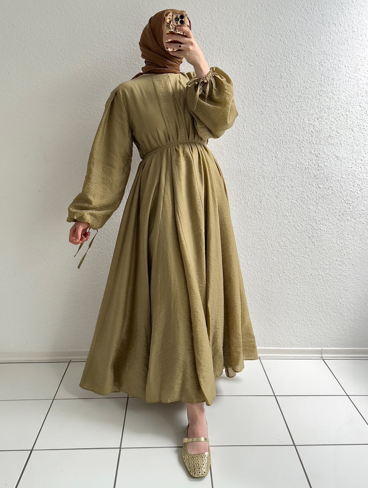 Velora Kleid - Senf