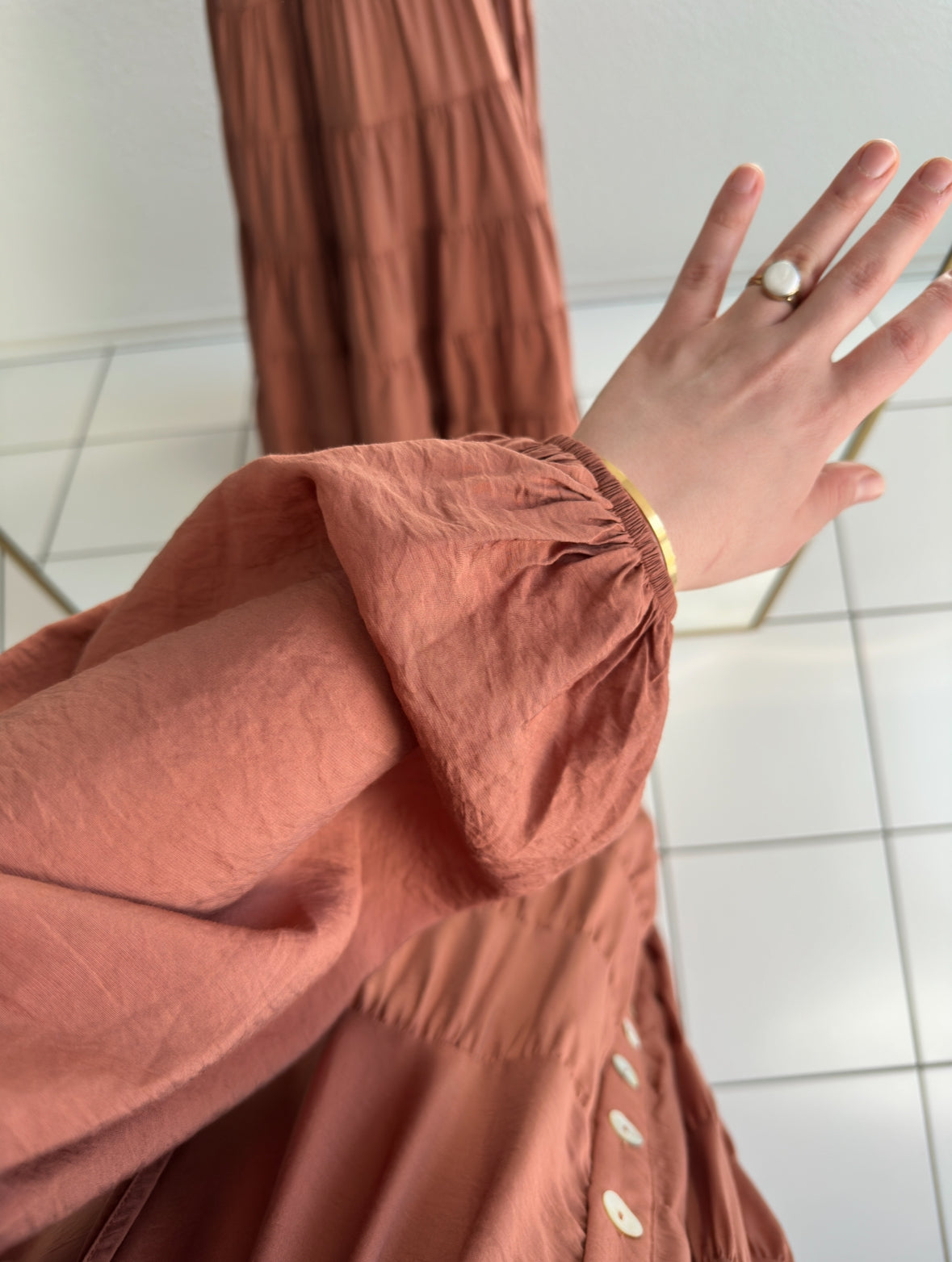 Amélie Kleid - Pfirsich