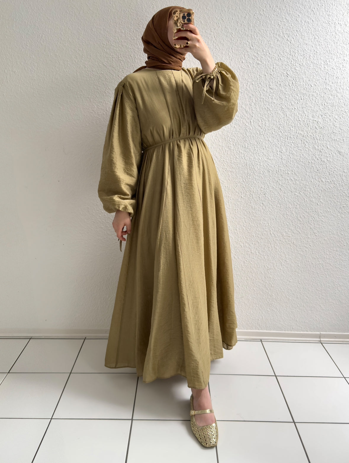 Velora Kleid - Senf