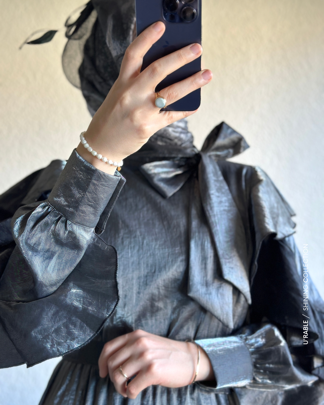 Elegant Elbise-Antrasit(Elegant Kleid-Anthrazit)