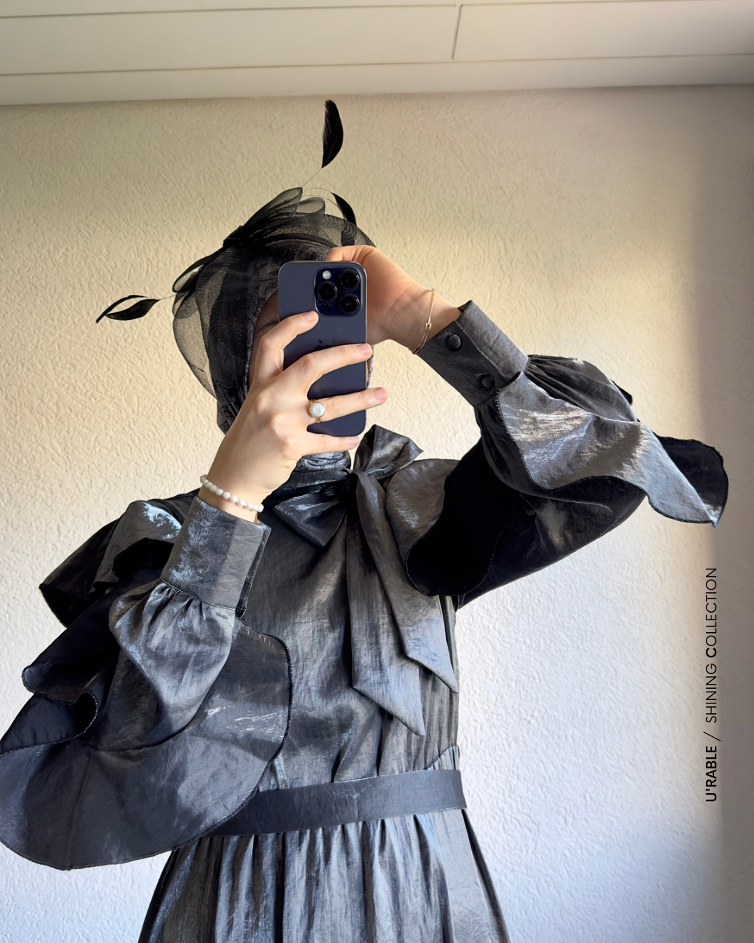 Elegant Elbise-Antrasit(Elegant Kleid-Anthrazit)
