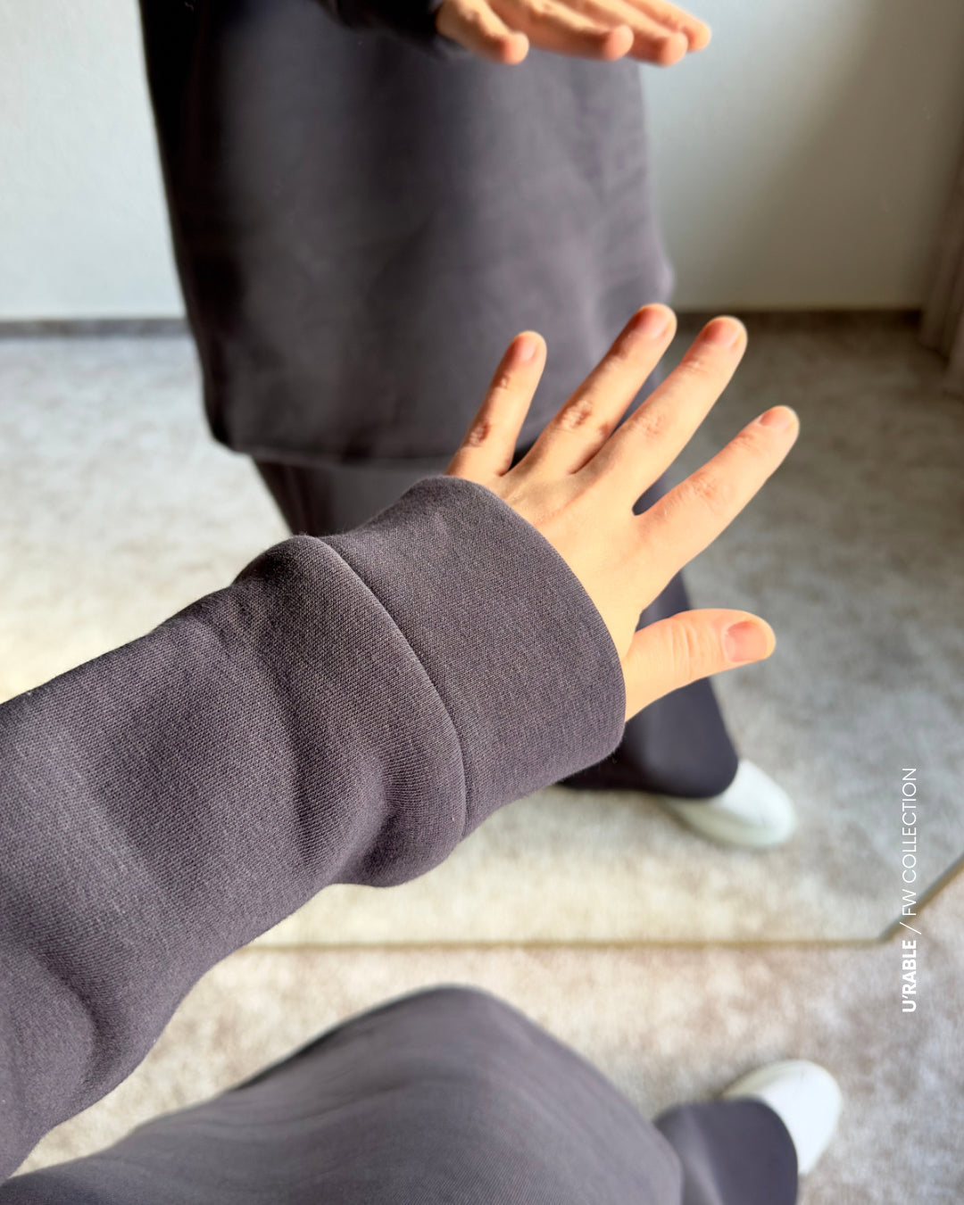 Kapüşonlu Salaş Takım-Antrasit(Hoodie Zweiteiler-Anthrazit)