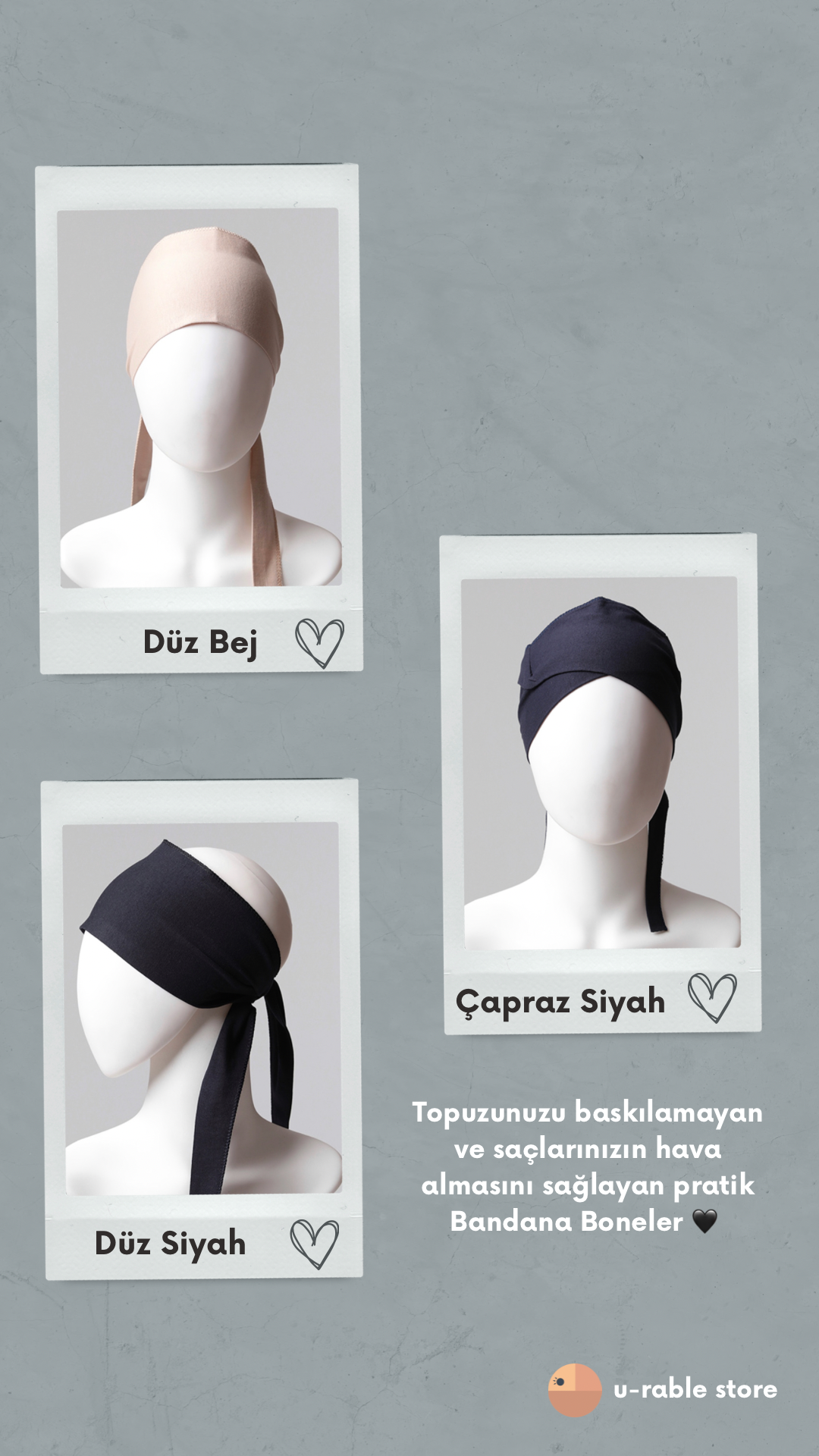 Bandana Bone(Bandana Bonnet)