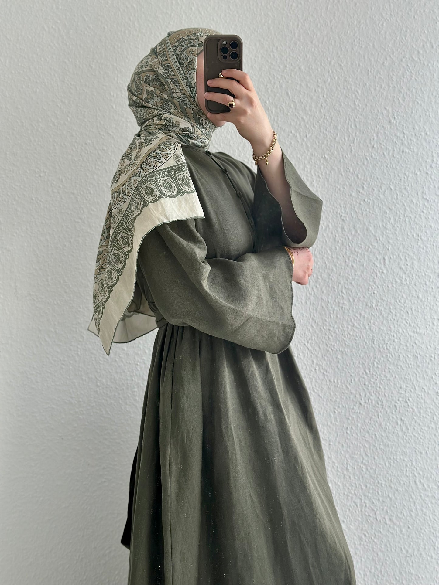 Bohème Kleid - Khaki