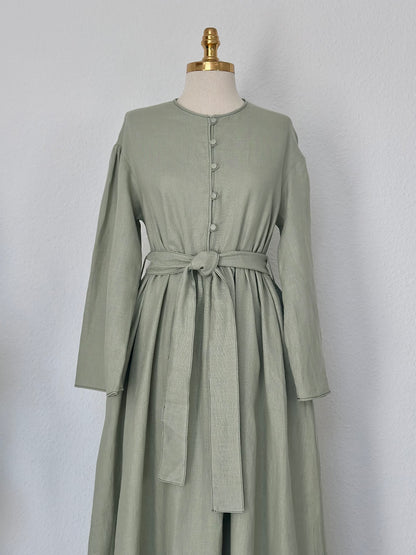 Bohème Kleid - Hellgrün