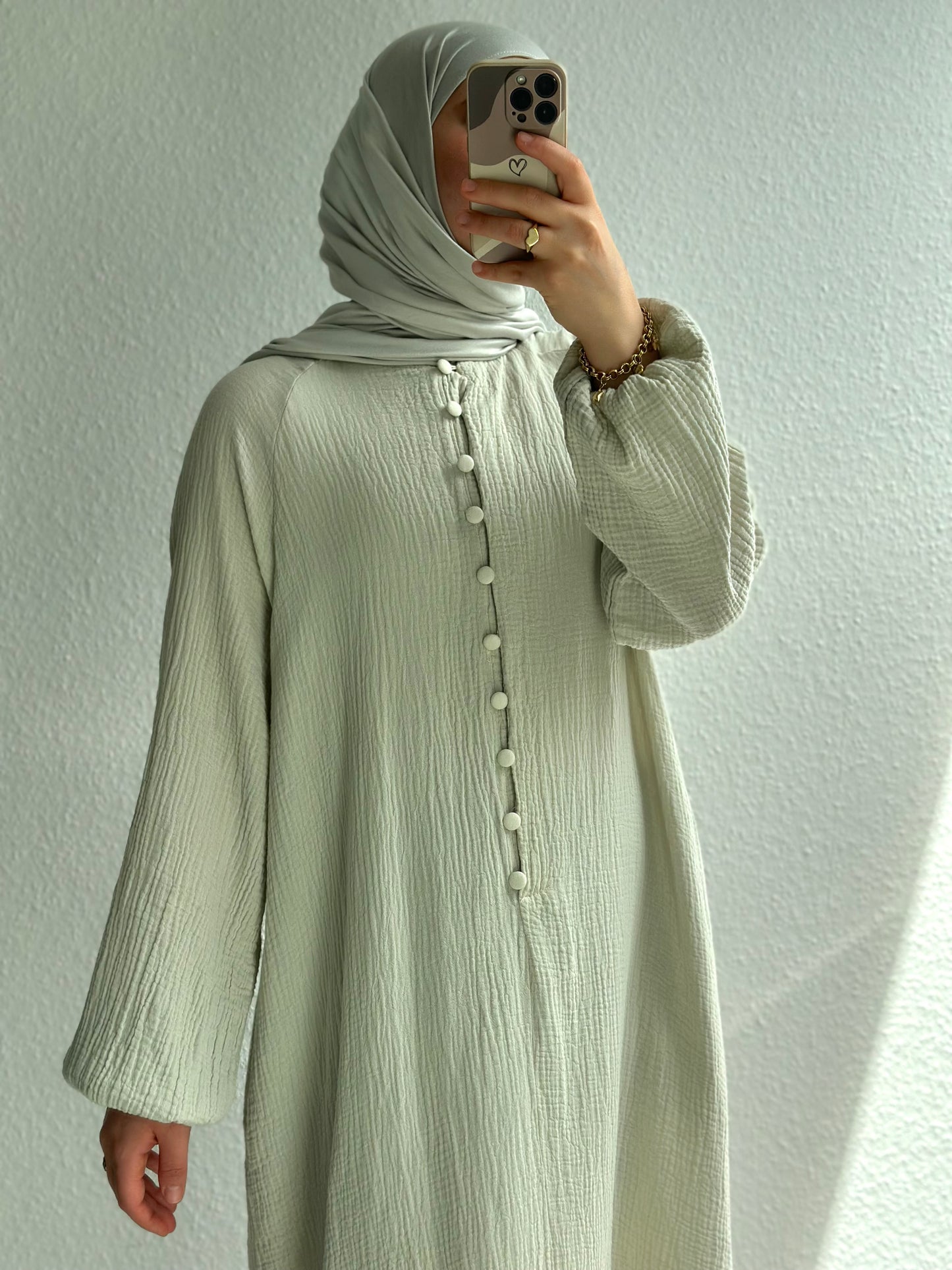 Musselin Sorel Abaya - Beige