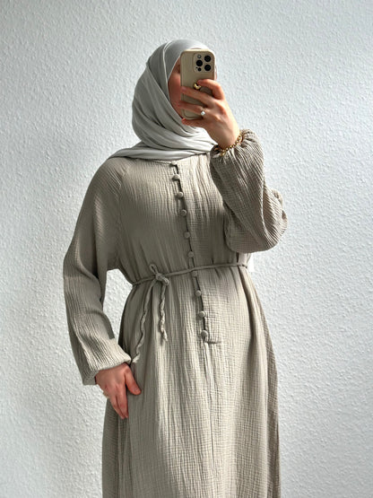 Musselin Sorel Kleid - Beige