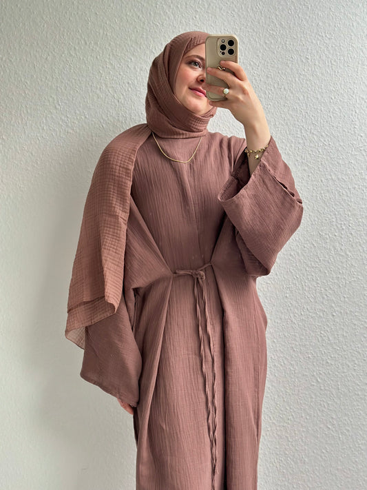 Musselin Bindekleid