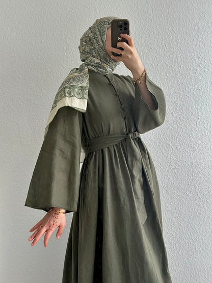Bohème Kleid - Khaki