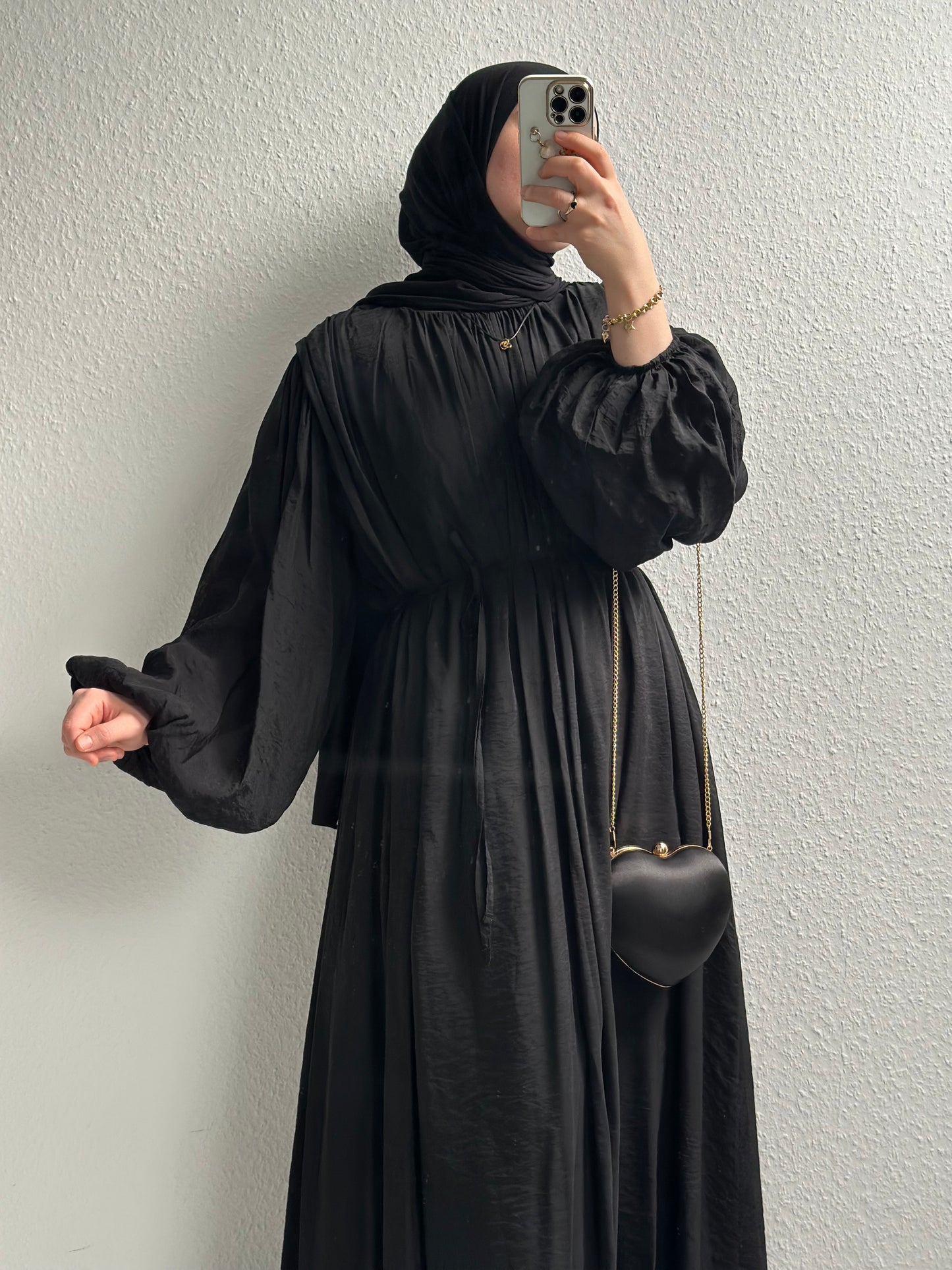 Lumière Kleid - Schwarz