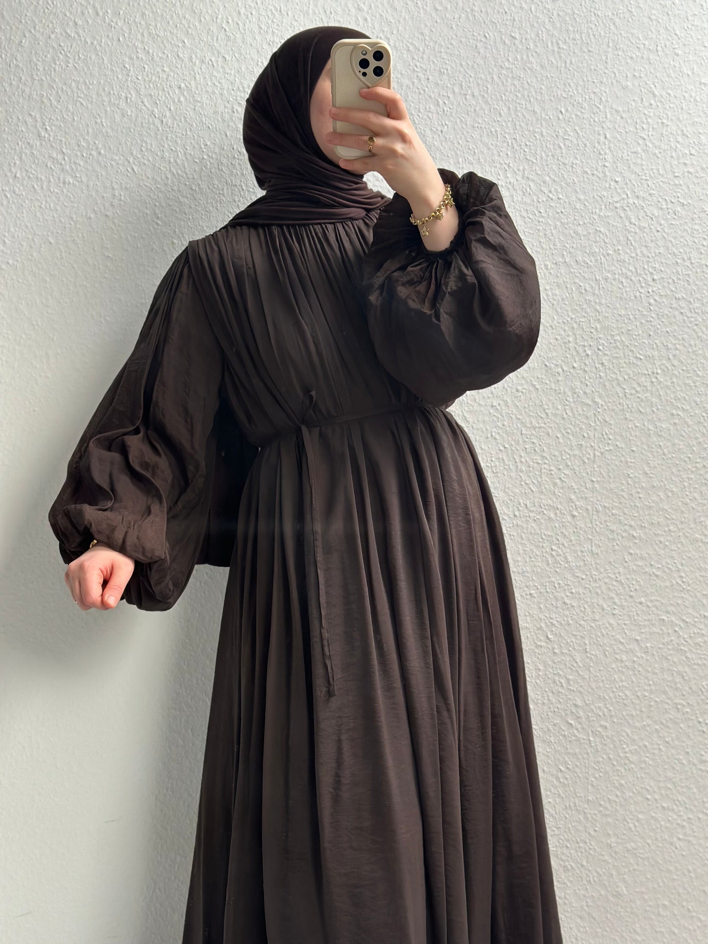 Lumière Kleid - Braun