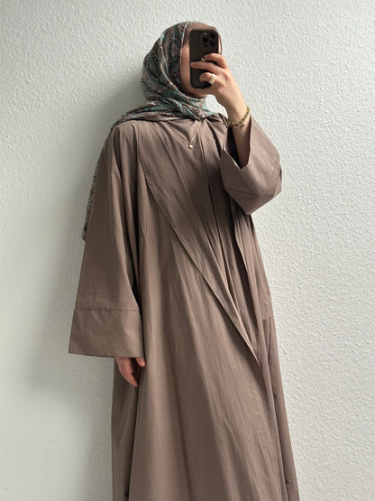 Cotton Abaya - Nerz