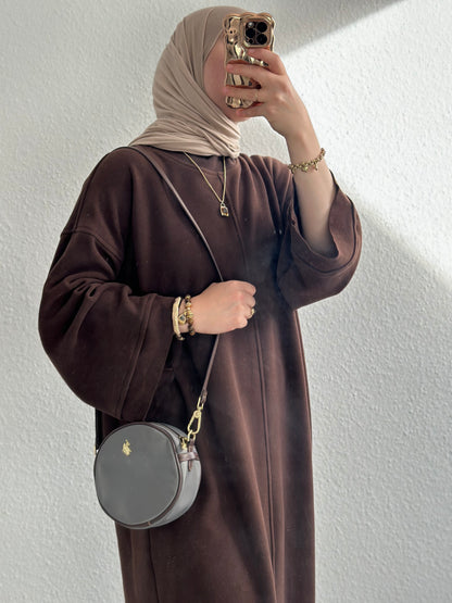 Mova Basic Kleid - Braun