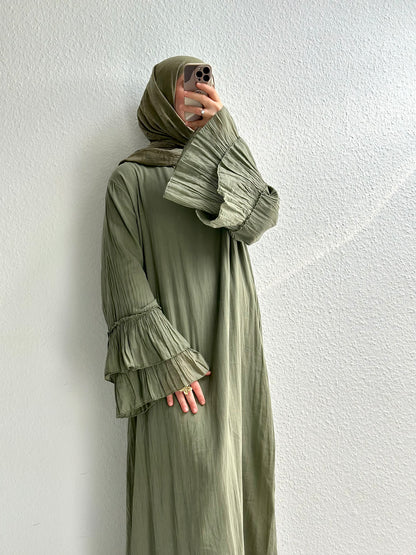 Cotton Rosalie Kleid - Grün