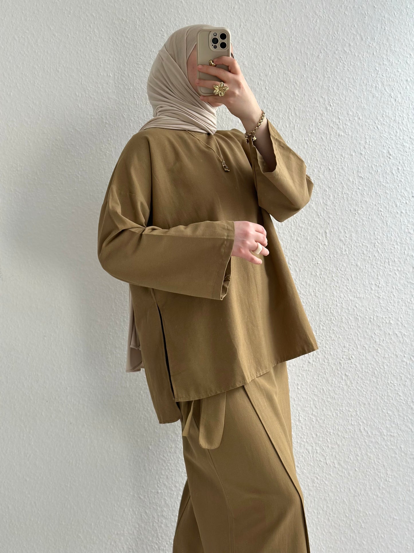 Pure Leinen Zweiteiler - Zenf