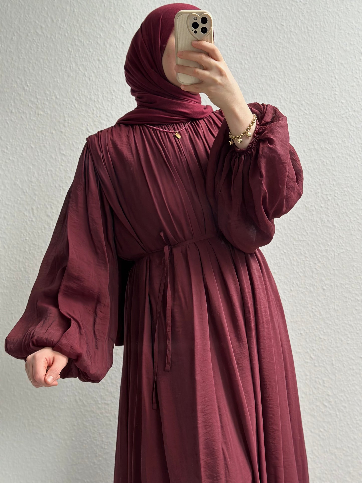 Lumière Kleid - Bordeaux