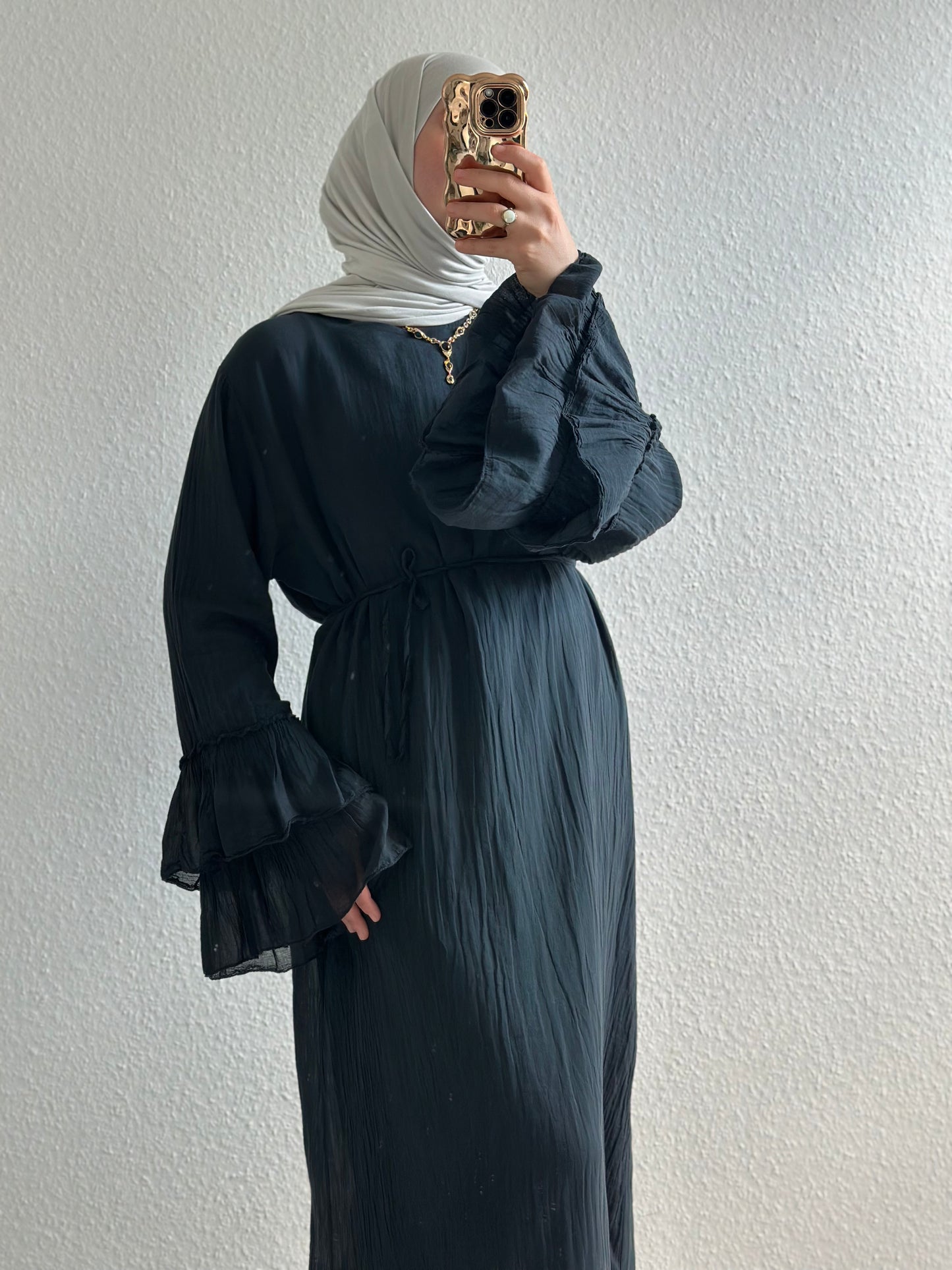 Cotton Rosalie Kleid - Schwarz
