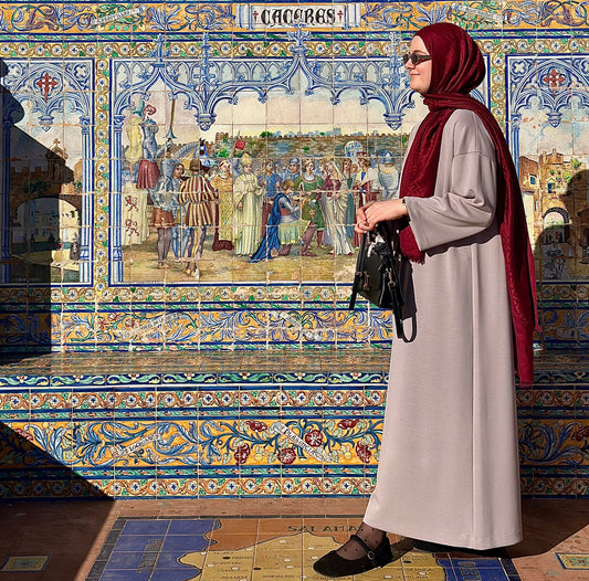 Modal Basic Kleid - Grau