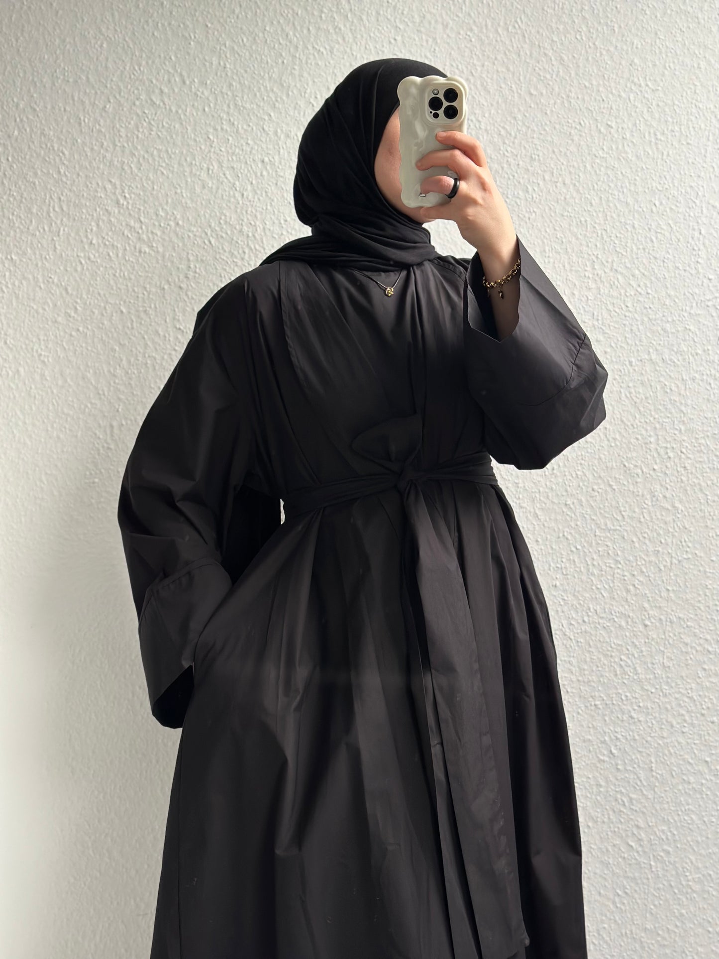 Cotton Abaya - Schwarz