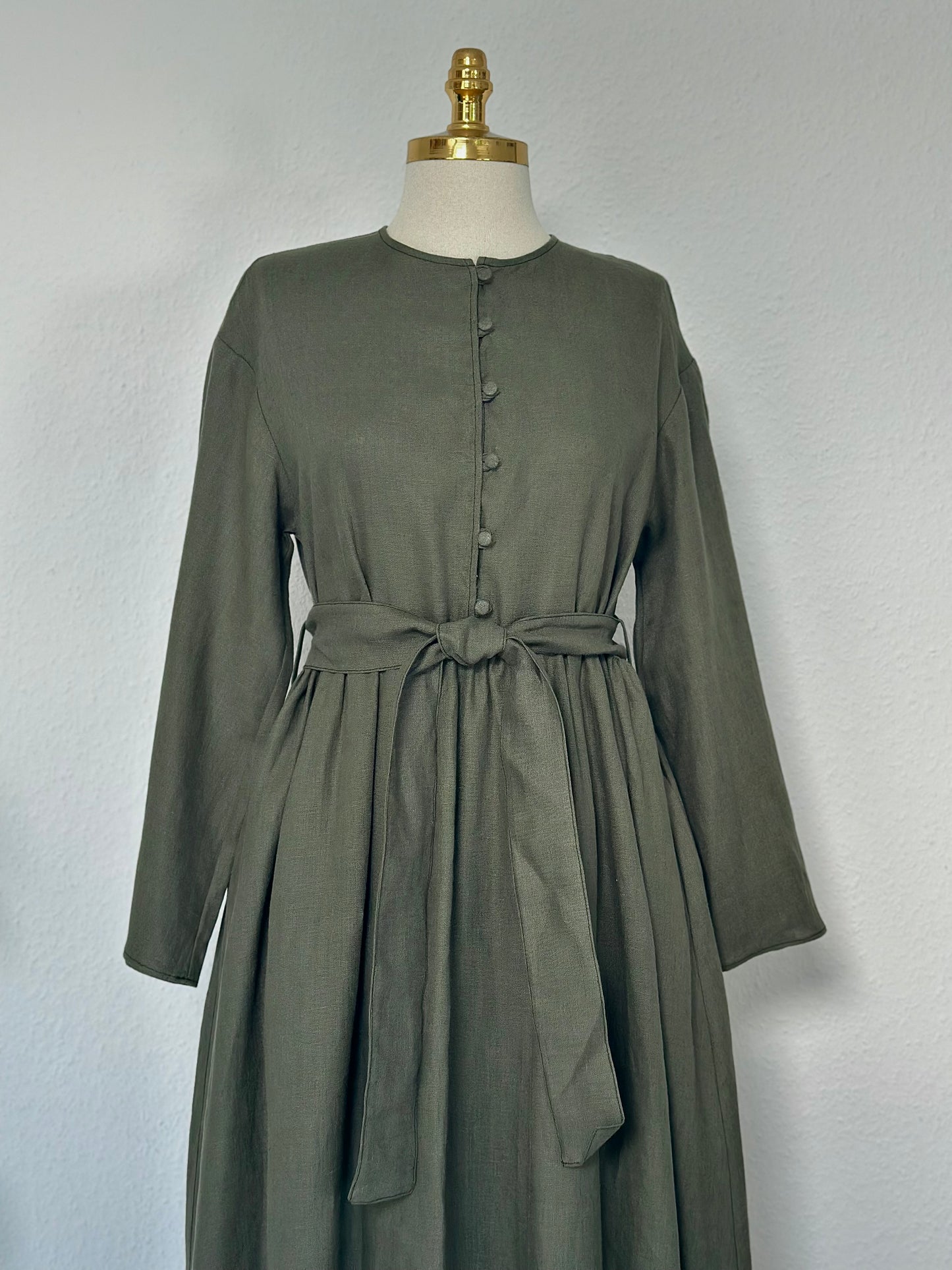Bohème Kleid - Khaki