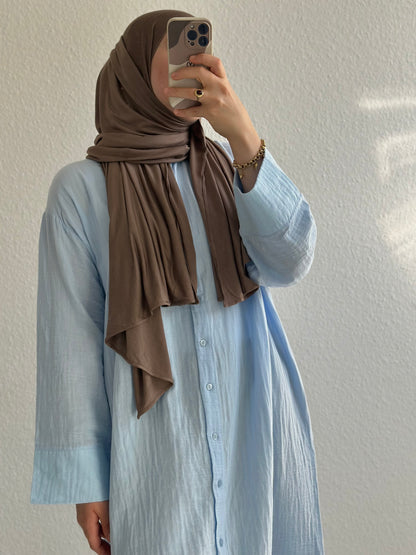 Soft Langes Hemd - Hellblau