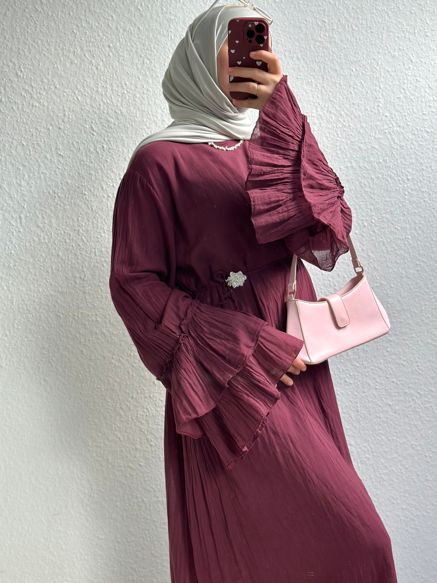 Cotton Rosalie Kleid - Rot