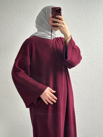 Mova Basic Kleid - Bordeaux