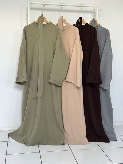 Mova Basic Kleid - Braun