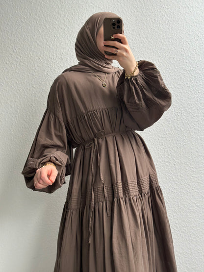 Daisy Cotton Kleid - Braun