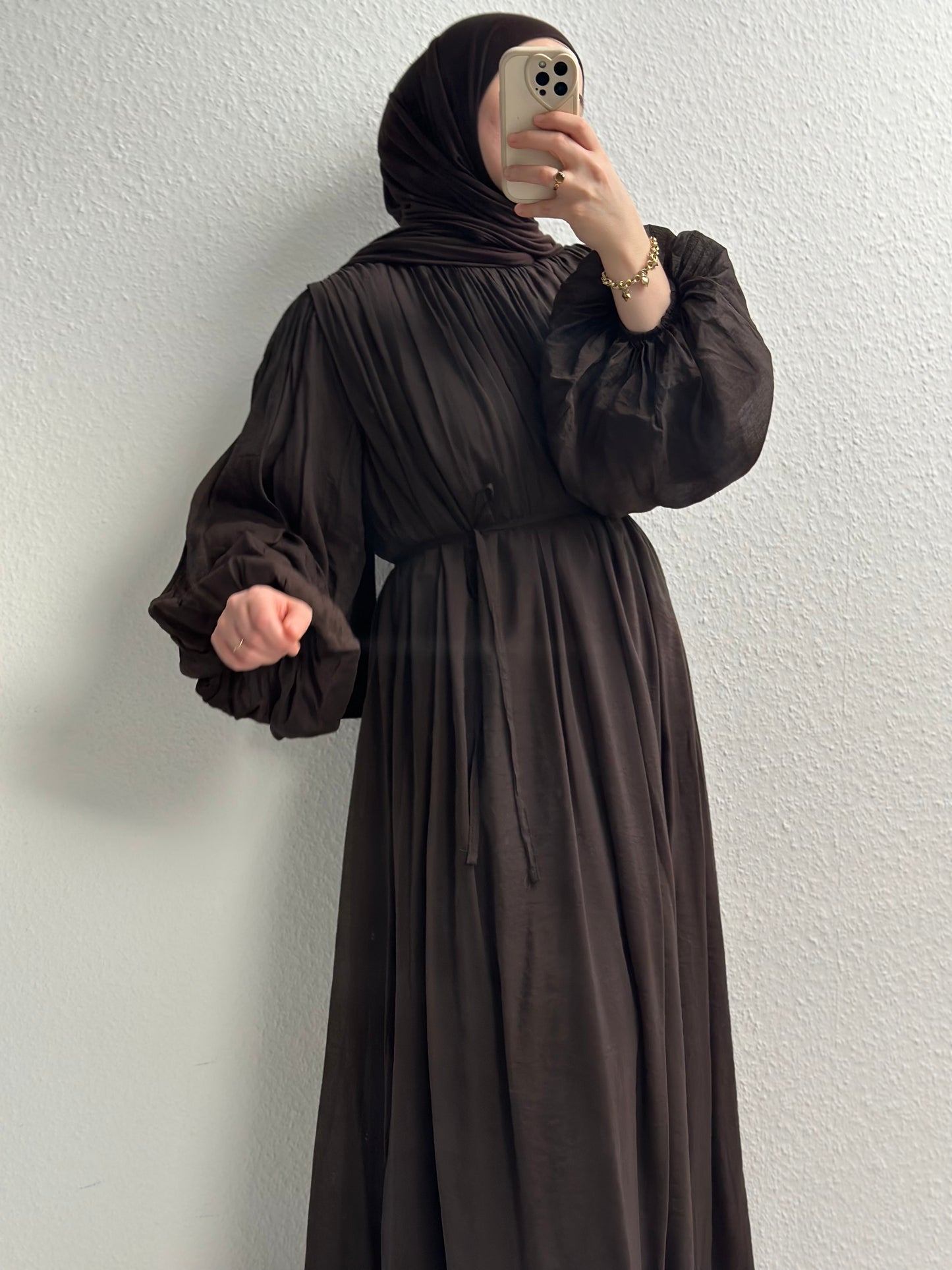 Lumière Kleid - Braun