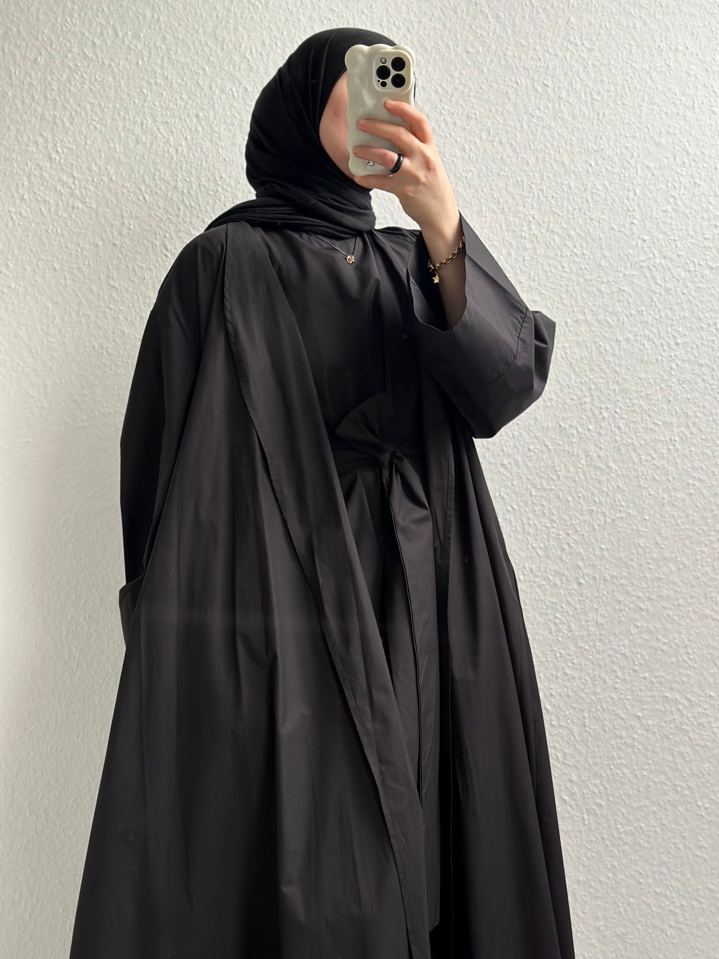 Cotton Abaya - Schwarz