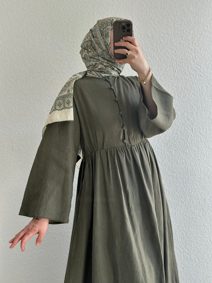 Bohème Kleid - Khaki