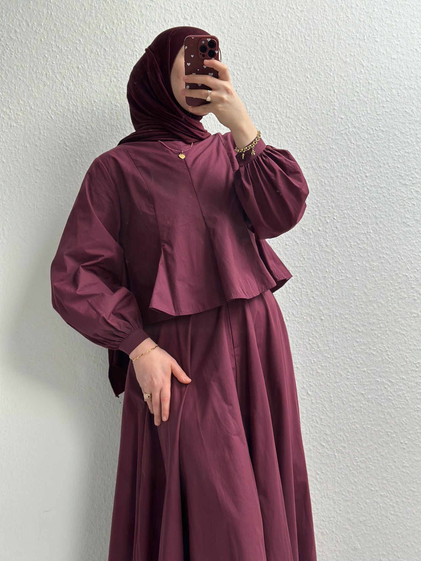 Rosaline Zweiteiler - Bordeaux