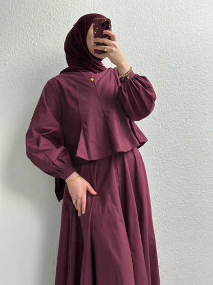 Rosaline Zweiteiler - Bordeaux