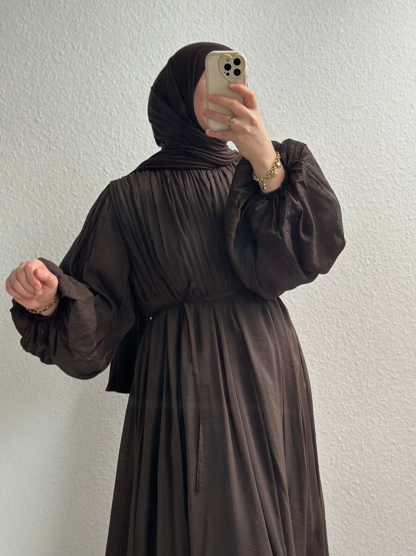 Lumière Kleid - Braun