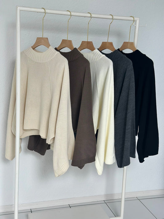 Fledermaus Pullover - Ecru