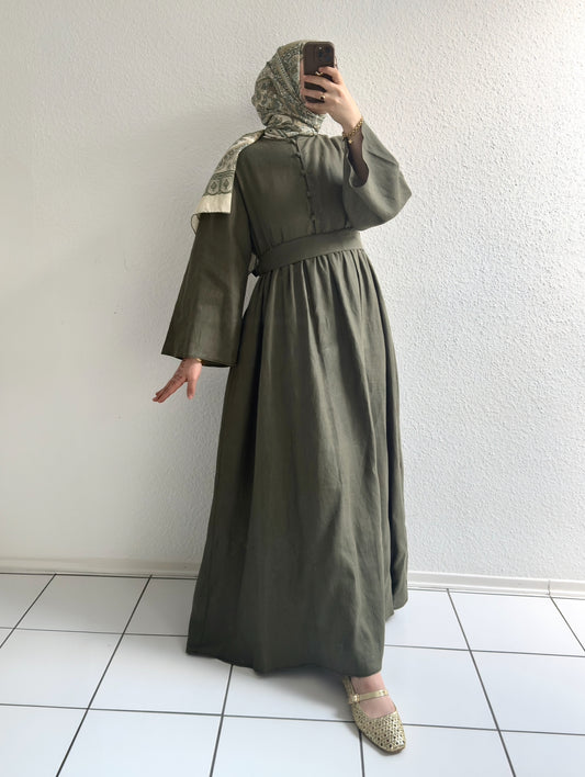 Bohème Kleid - Khaki