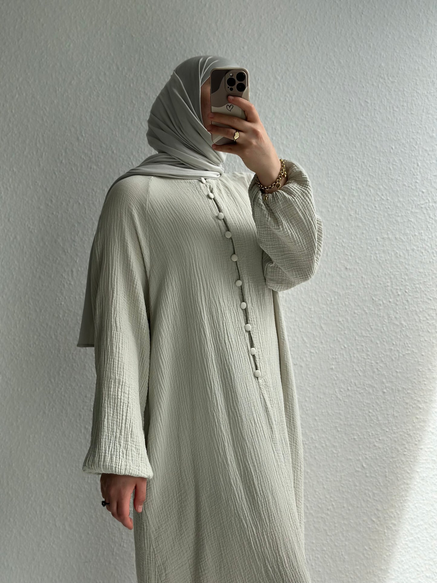 Musselin Sorel Abaya - Beige