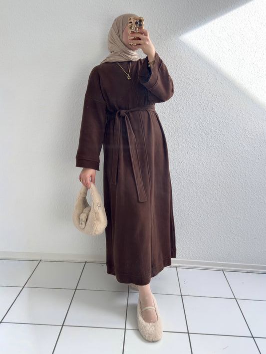 Mova Basic Kleid - Braun